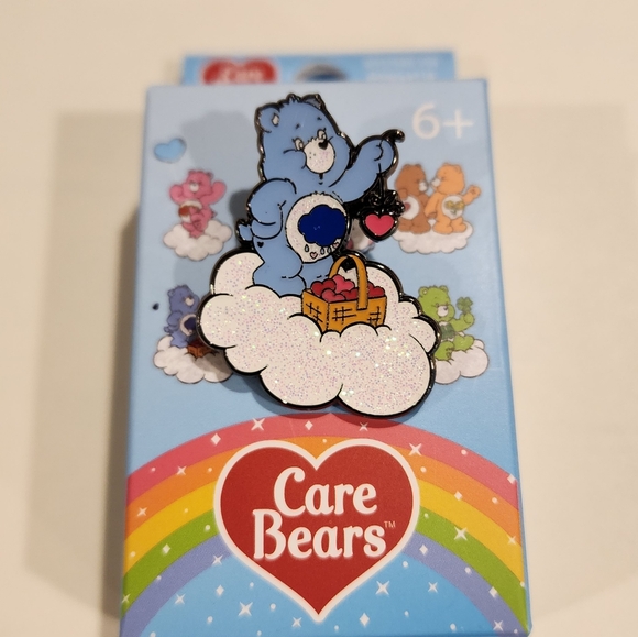 Loungefly Care Bears Glitter Clouds Pin Blind Box Grumpy Bear Basket NEW Opened - Picture 2 of 11